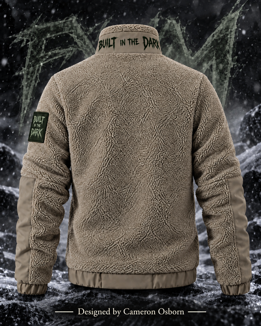 RISE MEN’S SHERPA JACKET — BEIGE