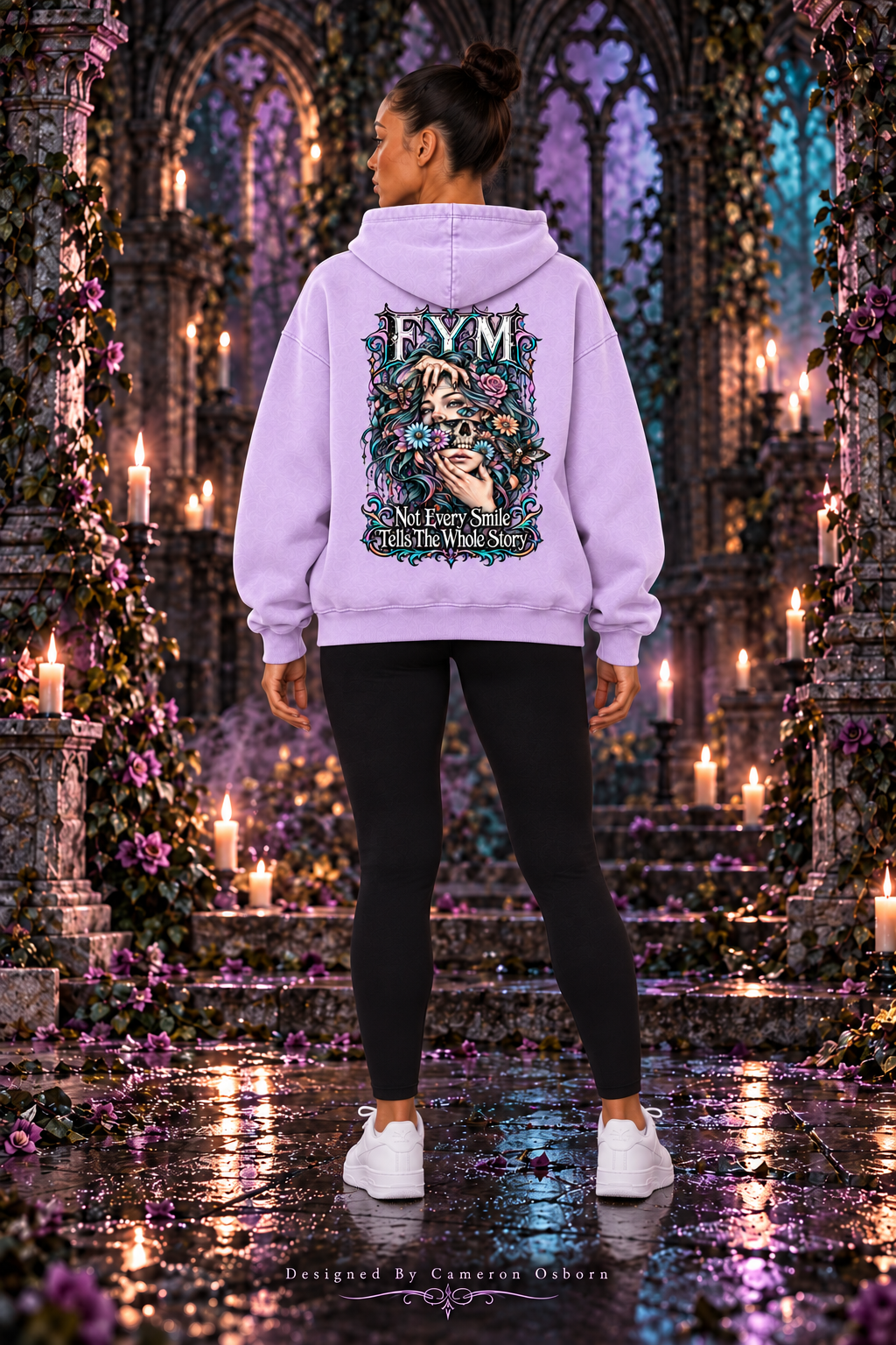 RISE WOMEN’S HOODIE — LILAC