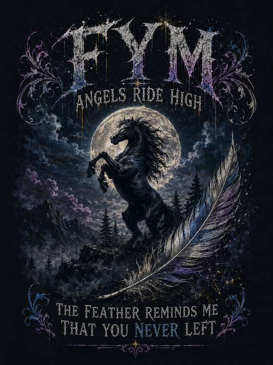 Angels Ride High - Relaxed Fit Hoodie