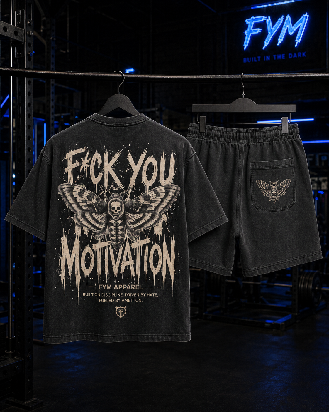 AFTERDARK Men’s Oversized Tee & Shorts Set — Pre-Order
