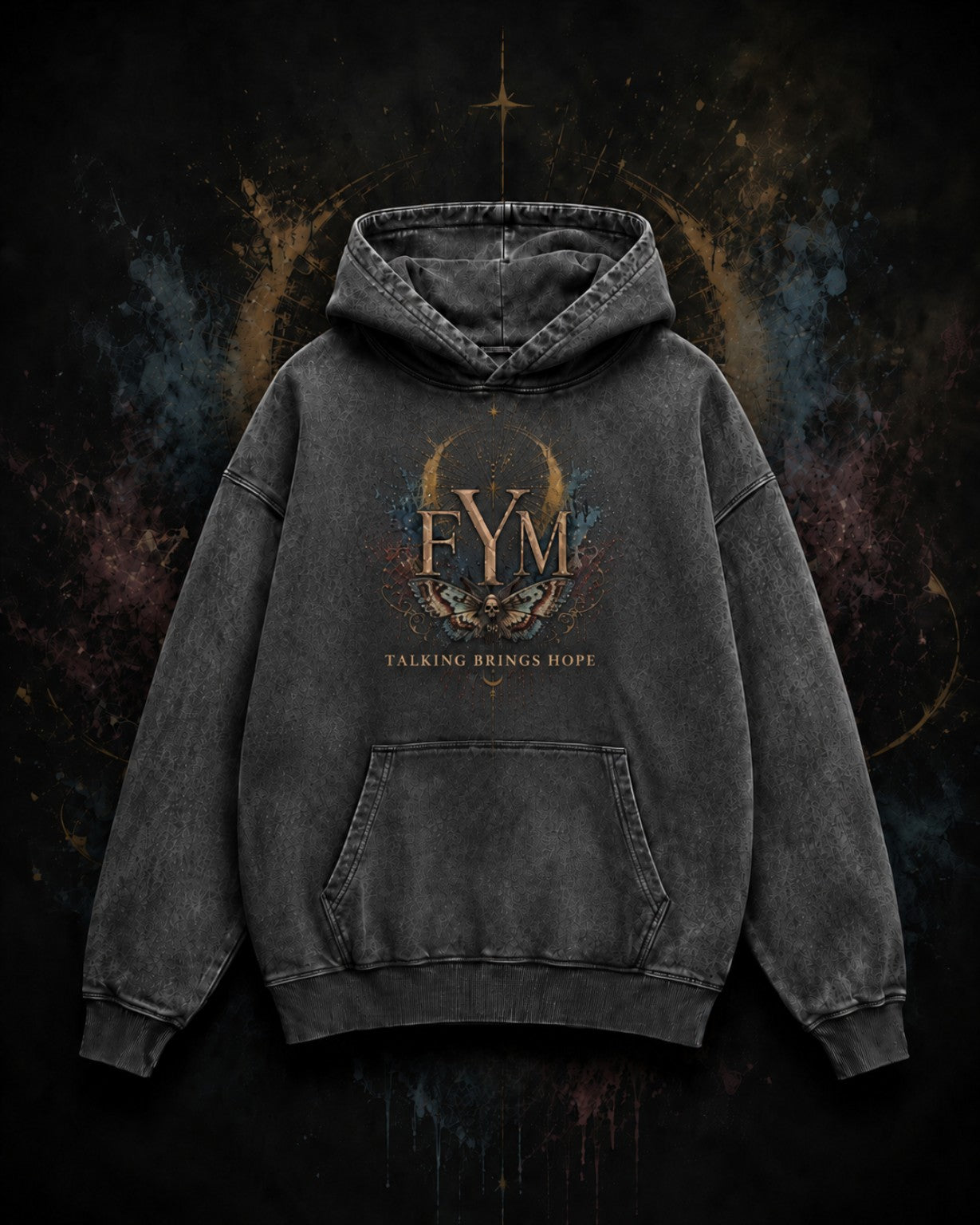 Fall Then Rise — Hoodie — Relaxed Fit