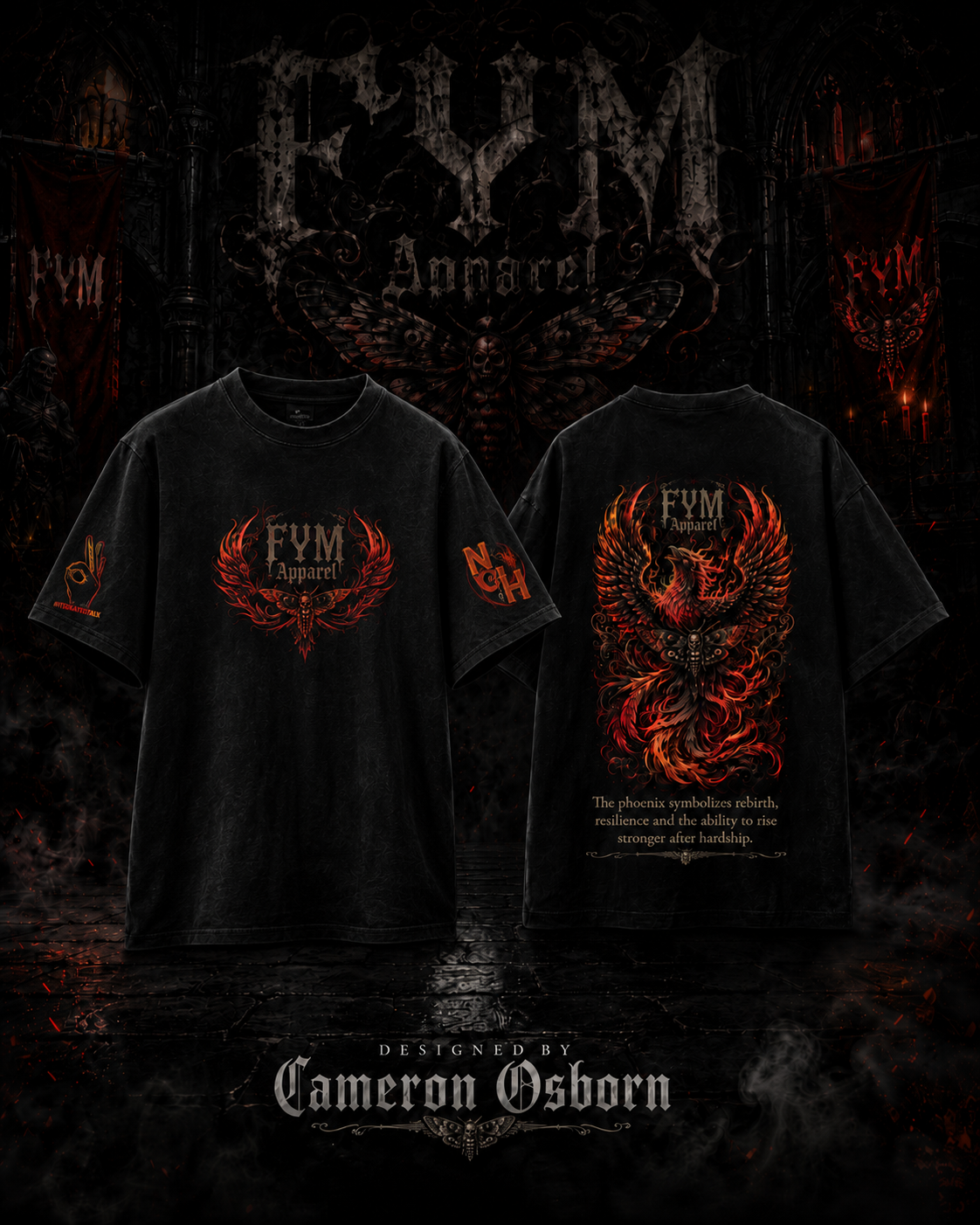 THE PHOENIX WILL RISE — OVERSIZED TEE