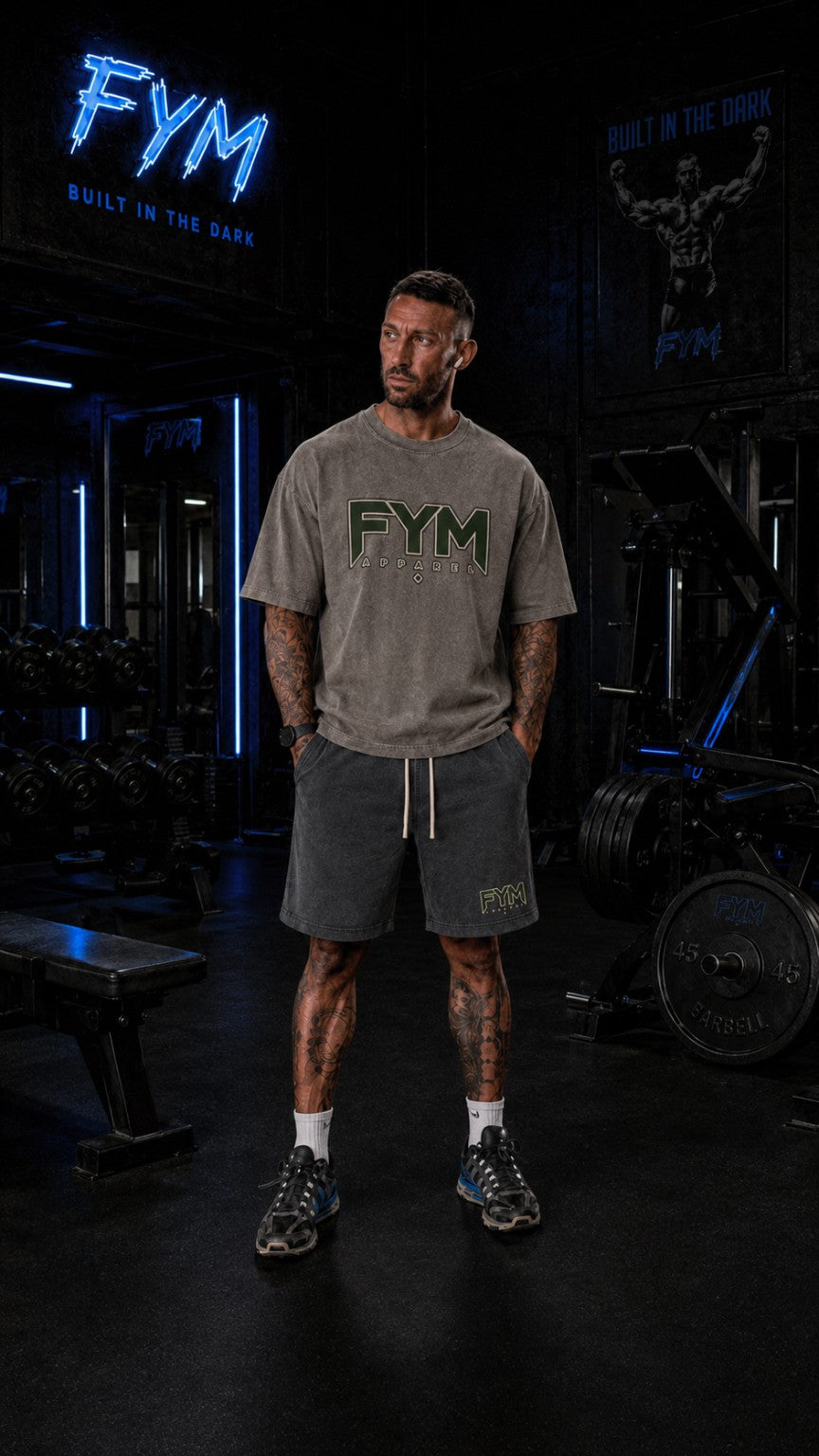 AFTERDARK Men’s Oversized Tee & Shorts Set — Pre-Order