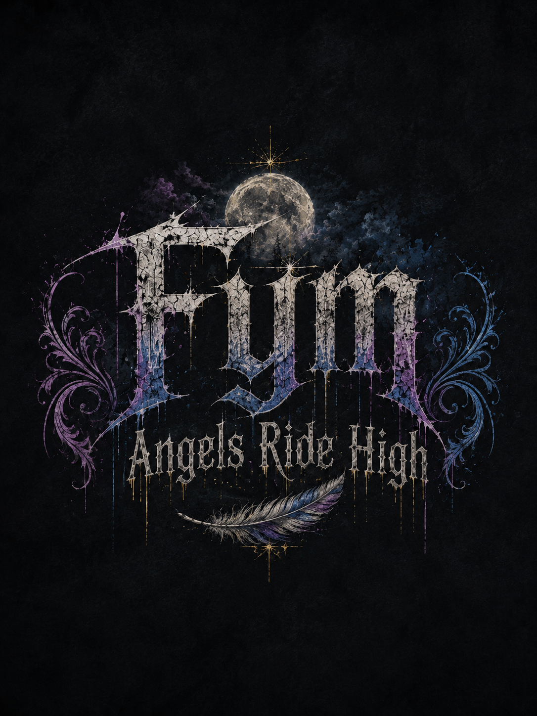 Angels Ride High - Relaxed Fit Hoodie