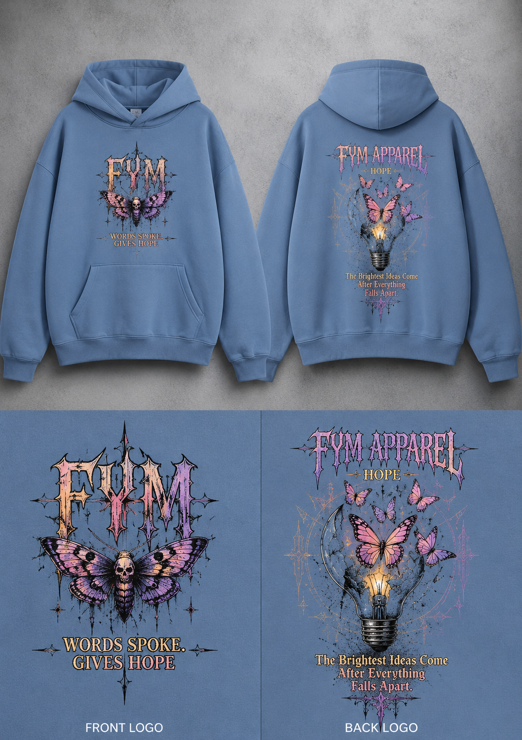 Bright Ideas Hoodie — Relaxed Fit