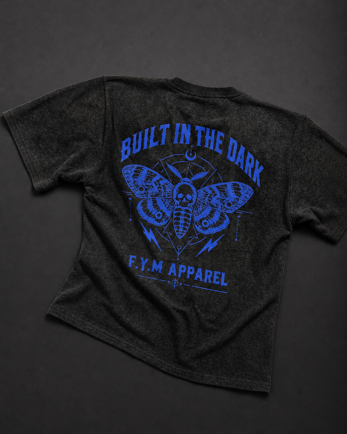 DARKNESS Men’s Acid-Wash Oversized T-Shirt — Limited Release