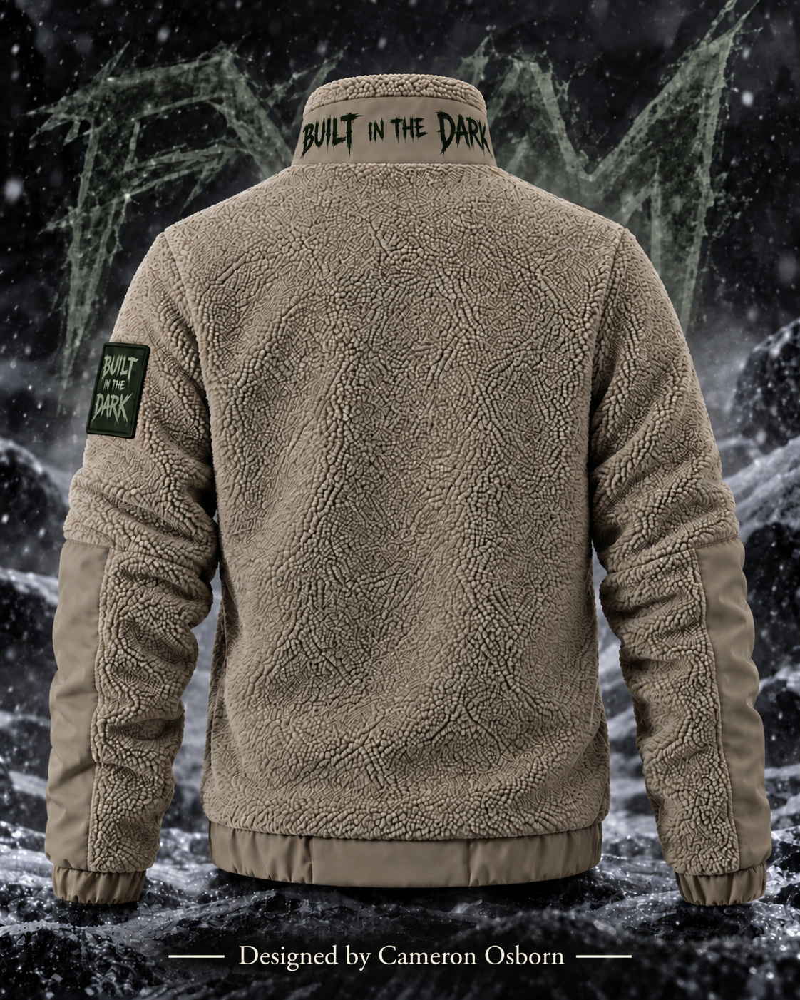 RISE MEN’S SHERPA JACKET — BEIGE