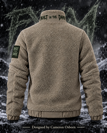 RISE MEN’S SHERPA JACKET — BEIGE