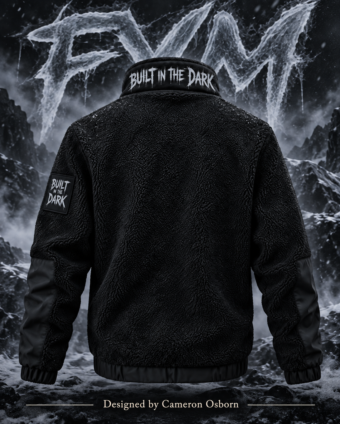 RISE MEN’S SHERPA JACKET — BLACK