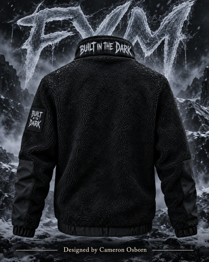 RISE MEN’S SHERPA JACKET — BLACK